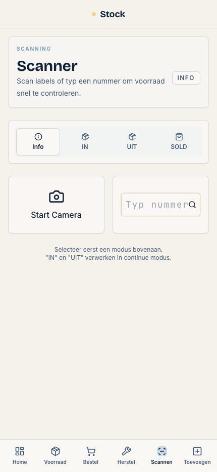 Scannen op smartphone
