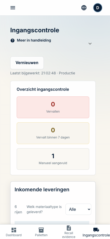 Ingangscontrole